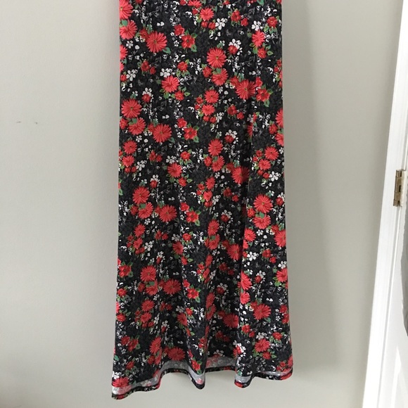 Lularoe Floral Cotton Maxi Dress NWT 🖤SALE🖤 - Picture 4 of 4